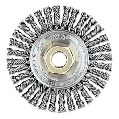 Weiler 13135 Wire Wheel, 4" x 3/16"