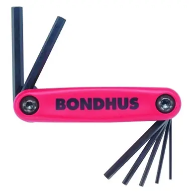 Bondhus 12592 GorillaGrip Hex Key Set, 7pc, Metric