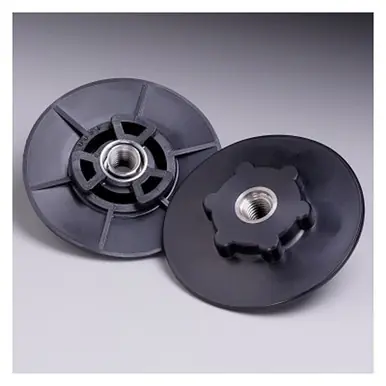 3M 051144-11823 Disc Pad Hubs, Diameter 4-1/2", Hard Black