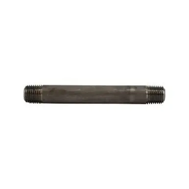 Midland Industries 51024 - Seamless Pipe Nipple, 1/4" MPT x 1/4" MPT, 3" L, Stainless Steel, SCH 80