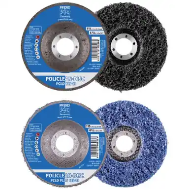 PFERD 44875 5" x 1/2" POLICLEAN PLUS Disc 7/8" Arbor Hole - Type 27 (5pk)