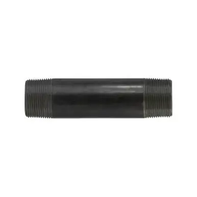 Midland Industries 57124 - Welded Pipe Nipple, 1-1/4" MPT x 1-1/4" MPT, 3-1/2" L, Steel, Black, SCH
