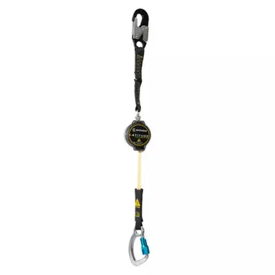 Safewaze 022-5309 - Latitude Pro Arc Flash 7‘ Single Web SRL-P 13" Aramid Ext. w/Alu Snap Hook, Alu