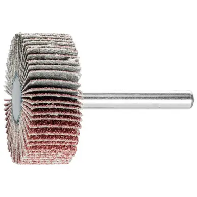 PFERD 45244 1-1/2" x 1/2" Mounted Flap Wheel 1/4" Shank - Aluminum Oxide - 40 Grit (10pk)