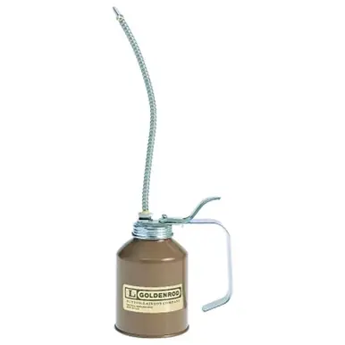 Goldenrod 707 Industrial Pump Oiler, 12 oz Lever Action with Flexible 8" Spout