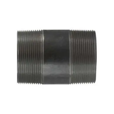 Midland Industries 57206 - Welded Pipe Nipple, 3" MPT x 3" MPT, 5-1/2" L, Steel, Black, SCH 40