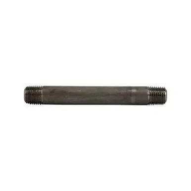 Midland Industries 51028 - Seamless Pipe Nipple, 1/4" MPT x 1/4" MPT, 5" L, Stainless Steel, SCH 80