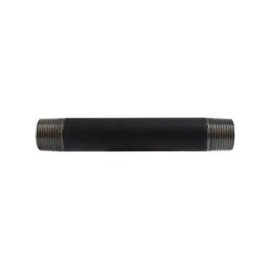 Midland Industries 59088SMLS - Seamless Pipe Nipple, 3/4" MPT x 3/4" MPT, 5" L, Steel, Black, SCH 80