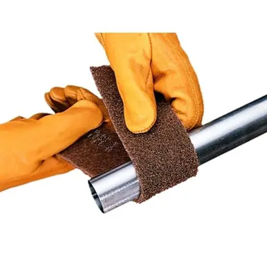 Scotch-Brite 048011-05206 Cut and Polish Roll Pad, 2" x 30‘, Medium, Tan