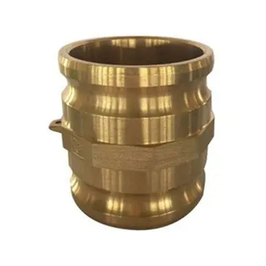 Midland Industries 44215 - Spool Coupler, 3" MPT x 3" MPT, Brass