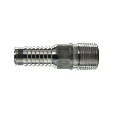 Midland Industries 973628 - Combination King Nipple, 4" Hose Barbed x 4" MPT, Aluminum
