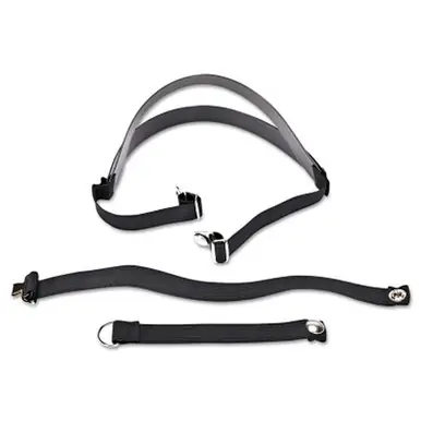 MSA 480234 Cradle Suspension Head Harness, Buckle Closure, Black