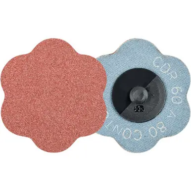 PFERD 42426 - COMBIDISC CONTOUR Abrasive Disc, 2-3/8" Dia, Type CDR, 80 Grit, Aluminum oxide (50pk)
