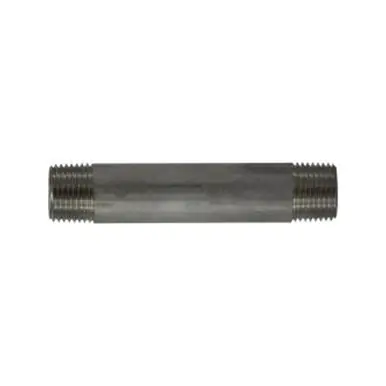Midland Industries 49065 - Welded Pipe Nipple, 1/2" MPT x 1/2" MPT, 3-1/2" L, Stainless Steel, SCH