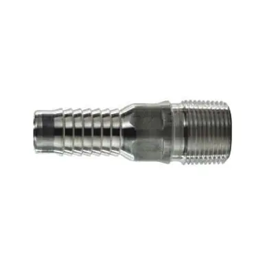 Midland Industries 973625 - Combination King Nipple, 2" Hose Barbed x 2" MPT, Aluminum