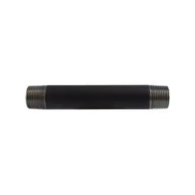 Midland Industries 59094SMLS - Seamless Pipe Nipple, 3/4" MPT x 3/4" MPT, 10" L, Steel, Black, SCH