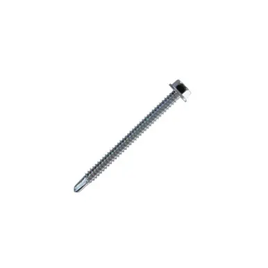 Strong-Point H1448 - 14-14 x 3 " Hex Head Self-Drilling Screw, Zinc 1000ct