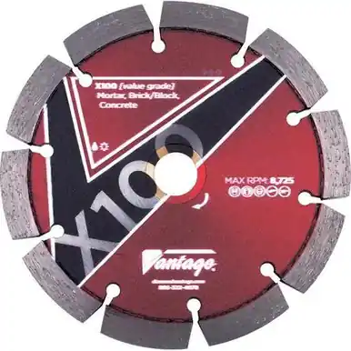 Diamond Vantage 4-1/2" x .250" x 7/8-5/8 Tuck Pointing Blade, Heavy Duty Grade