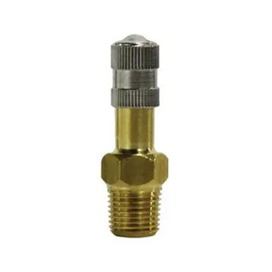 Midland Industries 46621 - Spring Core Tank Valve, 1/8" Nominal, NPT(M), 300 psi Pressure, Brass