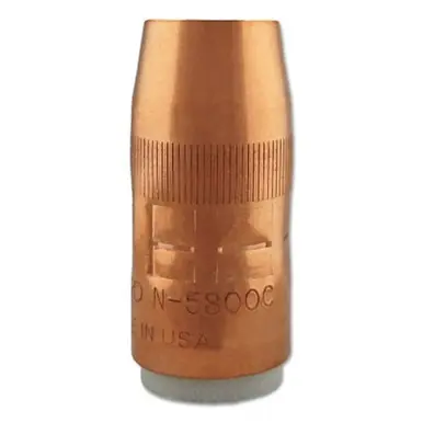 Bernard N-5800C Centerfire Copper Nozzle, 5/8" Bore, Flush, for T Series