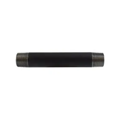 Midland Industries 59089SMLS - Seamless Pipe Nipple, 3/4" MPT x 3/4" MPT, 5-1/2" L, Steel, Black,