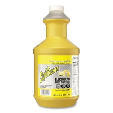 Sqwincher 159030323 Liquid Concentrate, Lemonade, 64 oz, Makes 5 gal