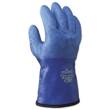 SHOWA 282XL-10 TEM-RES 282 Glove, Blue, X-Large