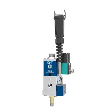 GRACO VELJT000BB - iQ Dispense Valve, Elite Tip-Seal, Heated, 0.098" Tip, 0" Nozzle, Direct Mount