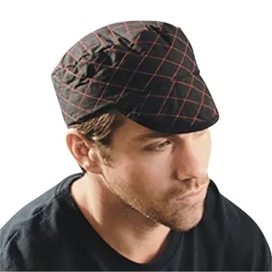 OccuNomix TN3-1 Tuff Nougies Beanie, Black/Red, One Size