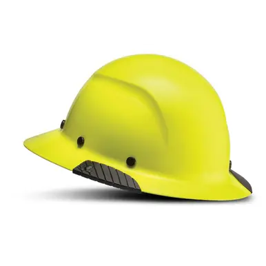 LIFT HDF-18HV - DAX Fiber Resin Full Brim Hard Hat (Yellow)