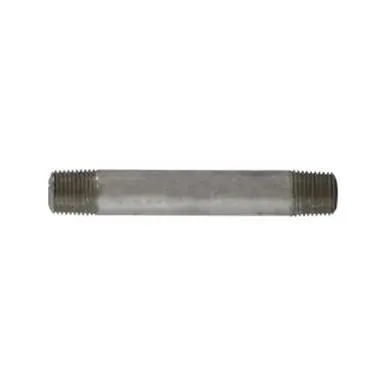 Midland Industries 52003 - Seamless Pipe Nipple, 1/8" MPT x 1/8" MPT, 2" L, Stainless Steel, SCH 80