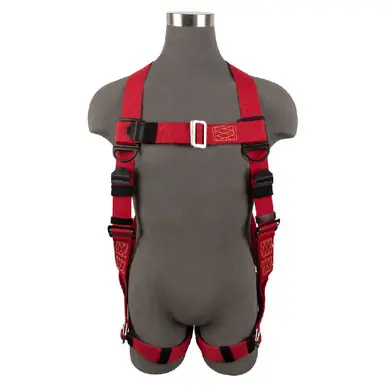 Safewaze FS77425-WE-4X - Welding Full Body Harness 1D, MB Chest, MB Legs (4X)