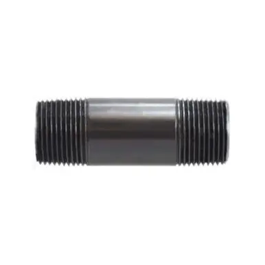Midland Industries 55231 - Pipe Nipple, 4" MPT x 4" MPT, 4" L, PVC, Dark Gray, SCH 80 Schedule