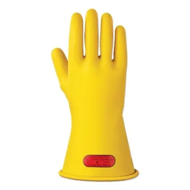 ActivArmr 11-374-4-10 Electrical Insulating Gloves, Class 0, Size 10, Yellow
