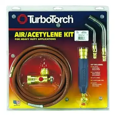 TurboTorch 0386-0336 Acetylene Swirl Torch Kit, X-4B for B Tank