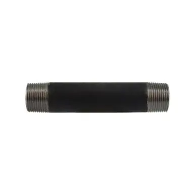 Midland Industries 59100SMLS - Seamless Pipe Nipple, 1" MPT x 1" MPT, 1-1/2" L, Steel, Black, SCH 80