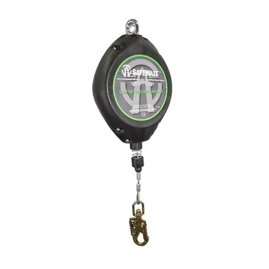 Safewaze FS-FSP1265-G - Class 1 65‘ Cable Poly Housing Retractable