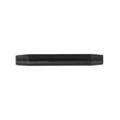 Midland Industries 57024 - Welded Pipe Nipple, 1/4" MPT x 1/4" MPT, 3" L, Steel, Black, SCH 40