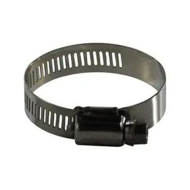 Midland Industries 620012SS -620 Series Wide Band Worm Drive Clamp, 9/16" Min. Clamp Dia., 316