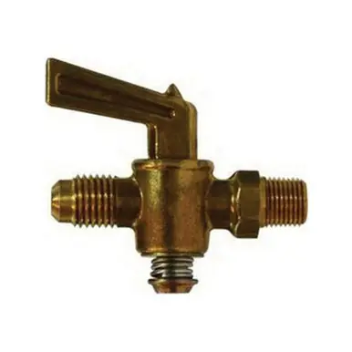 Midland Industries 09204-0808 - Shut-Off Cock, 1/2 x 1/2" Nominal Pipe, Flared x MIP, Brass Body