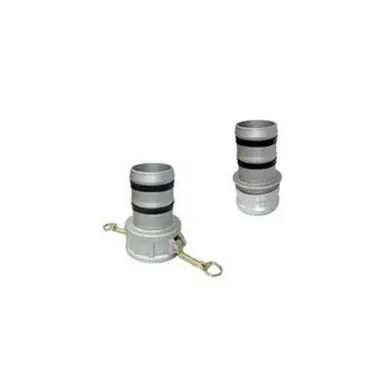 Midland Industries CGCLF-200-A1 - Cam & Groove Layflat Style Coupler, 2" Type C x 2" Hose Barbed,