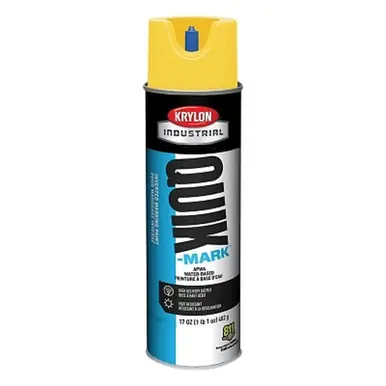 Krylon A03801004 Marking Paint, Yellow, 12 oz (12pk)