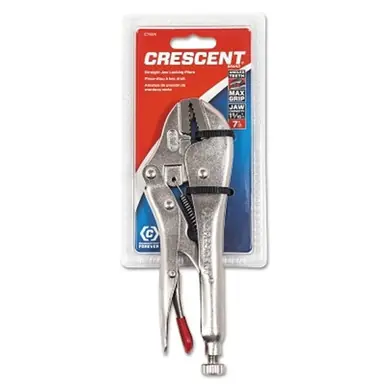 Crescent C7SVN 7" Locking Jaw Pliers with Straight Jaw