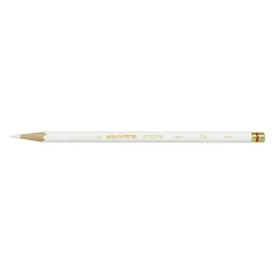 Prismacolor 02429 Verithin Art Pencil, Hard, White