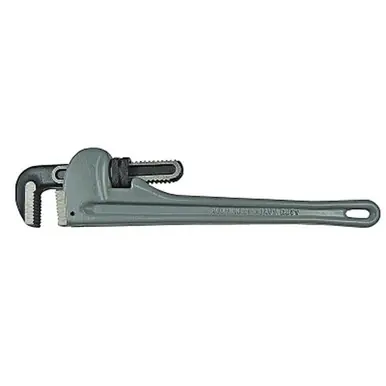 Anchor Brand 01-618 Aluminum Pipe Wrench, 15° Head Angle, 18"