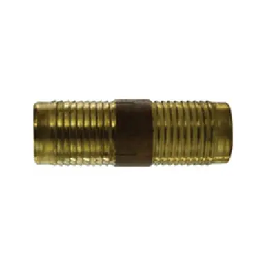 Midland Industries 73983 - Hose Mender, 3/4" Hose Barbed x 3/4" Hose Barbed, Brass