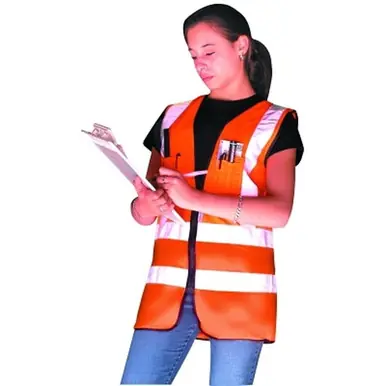 OccuNomix LUX-SSFS-YL Class 2 Safety Vest, Yellow, L (50pk)