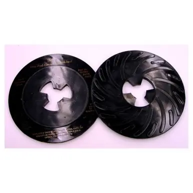 3M 051144-80515 Disc Pad Face Plate, 7" Dia, 9-3/16" Length, Black