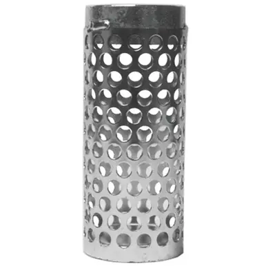 Dixon Valve RSS40 4" Threaded Long Thin Round Hole Strainer