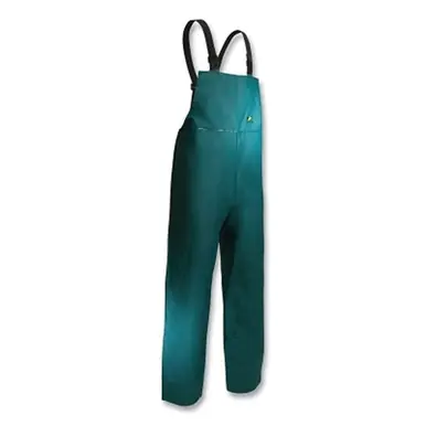 ONGUARD 7125000.LG Sanitex PVC Bib Overalls, Green, Large